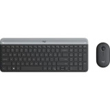 Kit tastatura Logitech MK470 + mouse Logitech (Negru)