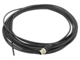 Conector M12 tată 4 pini drept cu cablu 10m HARTING PUR DeviceNet/CANopen