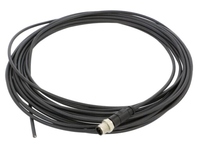 Conector M12 tată 4 pini drept cu cablu 10m HARTING PUR DeviceNet/CANopen