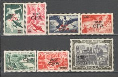 Reunion.1949/51 TIMBRE FRANTA:Posta aeriana-supr. SR.161