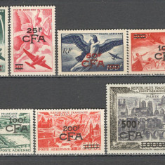 Reunion.1949/51 TIMBRE FRANTA:Posta aeriana-supr. SR.161