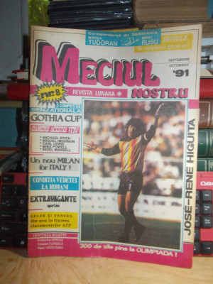 MECIUL NOSTRU , REVISTA LUNARA DE SPORT , NR. 8 / 1991 foto