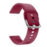 Curea silicon, compatibila Huawei Watch GT 6 41mm, telescoape Quick Release, Crimson Twist