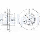 Disc frana Citroen C5 I, C5 II, C5 III, Xantia Motor 1.9 Turbo D, 2.0 HDi, 2.0 HDi, 2.0 HDI 109, 2.0 i 16V, 2.0 Turbo, 2.1 Turbo D 12V, 2.2 HDi, 2.2