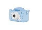 Aparat Foto Digital Copii MalPlay 110872, Albastru, HD 1080p, 2 Inch, Jocuri, Filtre Foto, Baterie 600mAh, Curea Transport
