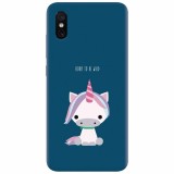 Husa silicon pentru Xiaomi Mi 8 Pro, Horn To Be Wild Cute Unicorn