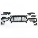 Set grilaj fata si bara de protectie potrivit pentru Porsche Cayenne 958 92A pre-facelift 10-14 Turbo Performance AutoTuning