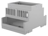 Carcasă ventilată pentru şină DIN 90mm gri - ITALTRONIC