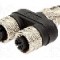 Adaptor in T M12 tata, 5 pini, MOLEX - 120068-0137