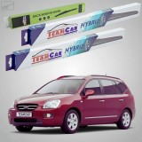 Cumpara ieftin Ștergătoare Kia Carens III UN/FG 2006-2013 | Set Față și Spate Hibrid &ndash; TeamCar&reg;