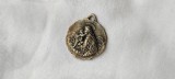 MEDALION SFANTUL ANTON Protectorul COPIILOR de colectie 1900 ITALIA superb UNIC
