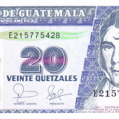 Bancnota Guatemala 20 Quetzales 2006 - P112a UNC