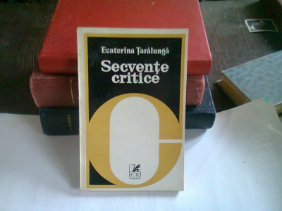 SECVENTE CRITICE - ECATERINA TARALUNGA foto