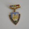 QW9 L 9 - Insigna - tematica comunism - Fruntas in gospodarirea orasului an 1979