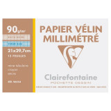 H&amp;acirc;rtie milimetrică Clairefontaine