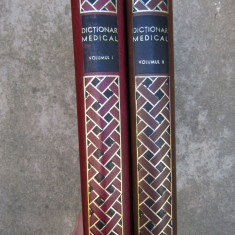 DICTIONAR MEDICAL , redactor SIMICI 1970 , 2 VOLUME