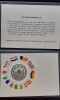 MEDALIE DIN ARGINT IN BLISTER - EXTINDEREA UNIUNII EUROPENE DIN 1973, PROOF, Europa