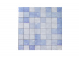 Autocolant decorativ Plaid, 30x30 cm, 8 piese, polipropilena, albastru