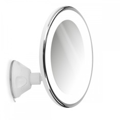 Oglinda Cosmetica cu ventuze, Iluminare LED, marire 5x, reglabila, 47554.02