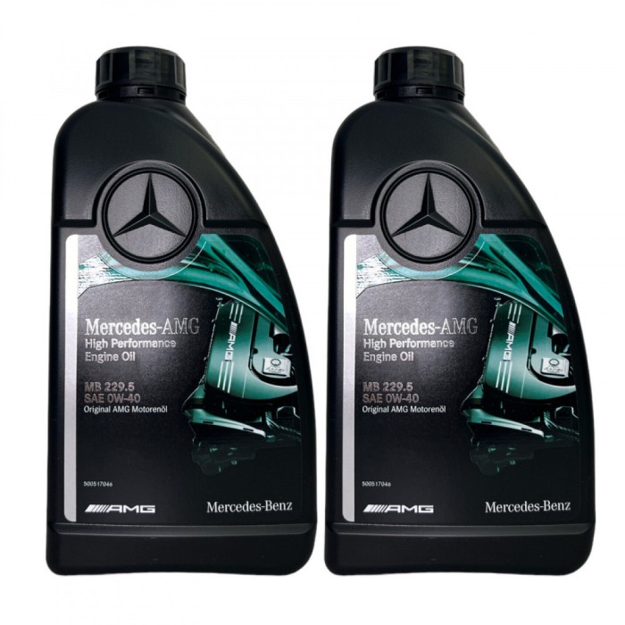 Pachet 2 litri Ulei Mercedes AMG 0W40 DB 229.5