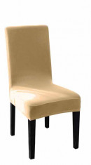 Set 6 huse scaun universale, elastice pentru scaune BEJ foto