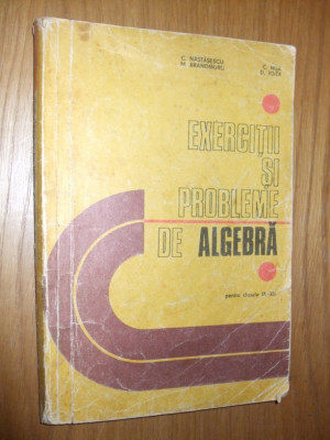 ALGEBRA Rezolvarea problemelor din manual IX - C. Nastasescu - 1998, 219 p. foto