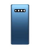 Capac Baterie Samsung Galaxy S10 Plus SM-G975F Albastru + Geam Camera, Fara Logo