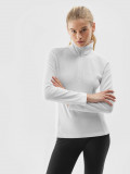 Lenjerie termoactivă din fleece (bluză) pentru femei - albă, 4F Sportswear