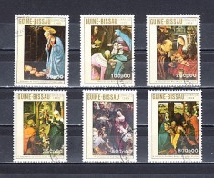 A12 S5 9 - Timbre foarte vechi - Guineea Bissau - arta - picturi