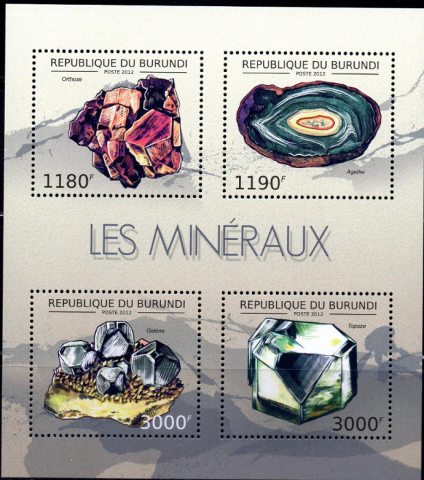 BURUNDI 2012, Minerale, MNH