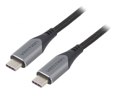 Cablu USB C 2.0 1.5m Negru 480Mbps foto
