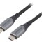 Cablu USB C 2.0 1.5m Negru 480Mbps