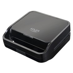 Sandwich Maker 2 in 1 Adler, Gustari si Gratar Rapid la Tine Acasa, Negru