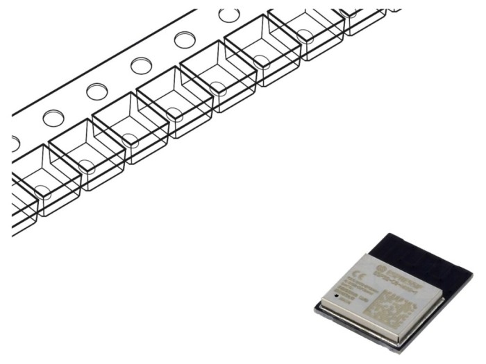 Modul IoT Bluetooth WiFi SMD