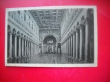 HOPCT 24121 BAZILICA SF PAVEL -INTERIORUL -ROMA - ITALIA --CP VECHE - NECIRCULATA