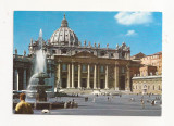 FA53-Carte Postala- ITALIA - Roma, Piazza S. Pietro, necirculata 1968, Fotografie
