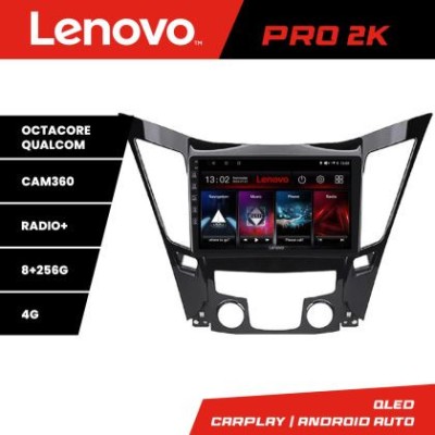 Navigatie Hyundai Sonata 2011-2015 Lenovo Kit-259 8 core QLED 2K 8+256 360 Android Waze USB Navigatie Internet Youtube Radio CarStore Technology foto