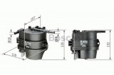 Filtru combustibil MAZDA 2 (DE) (2007 - 2015) BOSCH 0 450 906 460