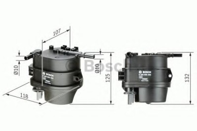 Filtru combustibil CITROEN NEMO caroserie (AA) (2008 - 2016) BOSCH 0 450 906 460 foto