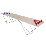 Bierpong Tisch f&uuml;r individuelle Gestaltung - Set 1 Tisch, 100 Becher, 6 B&auml;lle