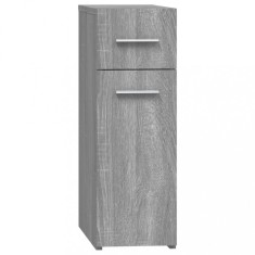 Dulap de farmacie, sonoma gri, 20x45,5x60 cm, lemn prelucrat foto