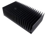 Radiator extrudat neagru 150x265x74 mm