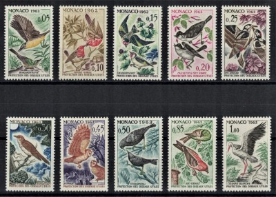 MONACO 1962 - An complet, serii complete MNH (4 imagini) foto