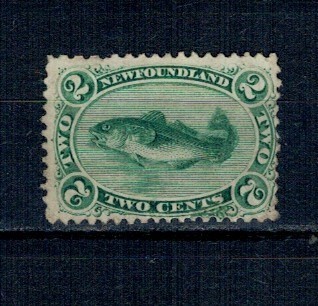Newfoundland 1866 - 2c, peste, Mi.No.16 nestampilat