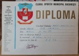 Diploma insigna sportiva RSR.
