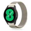 Curea Tech-Protect Milaneseband 2 pentru Samsung Galaxy Watch 4/5/5 Pro/6 Alb