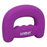 Greutăți Antrenament Liveup Sports, Acoperire Neopren, 1.5 kg, Mov