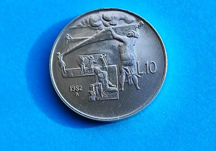 10 Lire 1982 San Marino-UNC-RAR