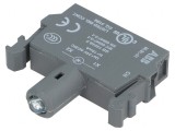 Iluminare LED Frontală 22mm 24VAC Albastru