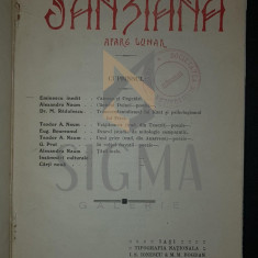 SANZIANA (Revista), Anul I, Numerele 2, Decembrie 1912 si Numarul 3, Ianuarie 1913, Iasi (Colegat !)